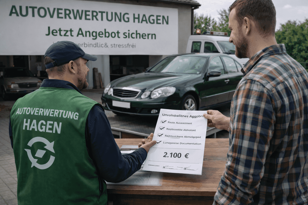 Jetzt Angebot sichern – Ihr direkter Einstieg in die Autoverwertung Sprockhövel